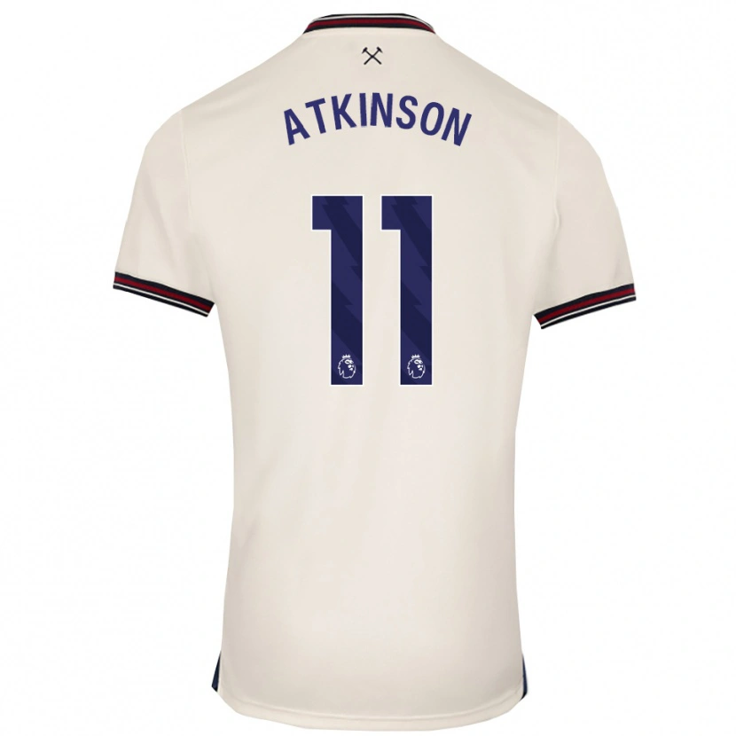 Danxen Damen Izzy Atkinson #11 Creme Weiß Auswärtstrikot Trikot 2025/26 T-Shirt Österreich