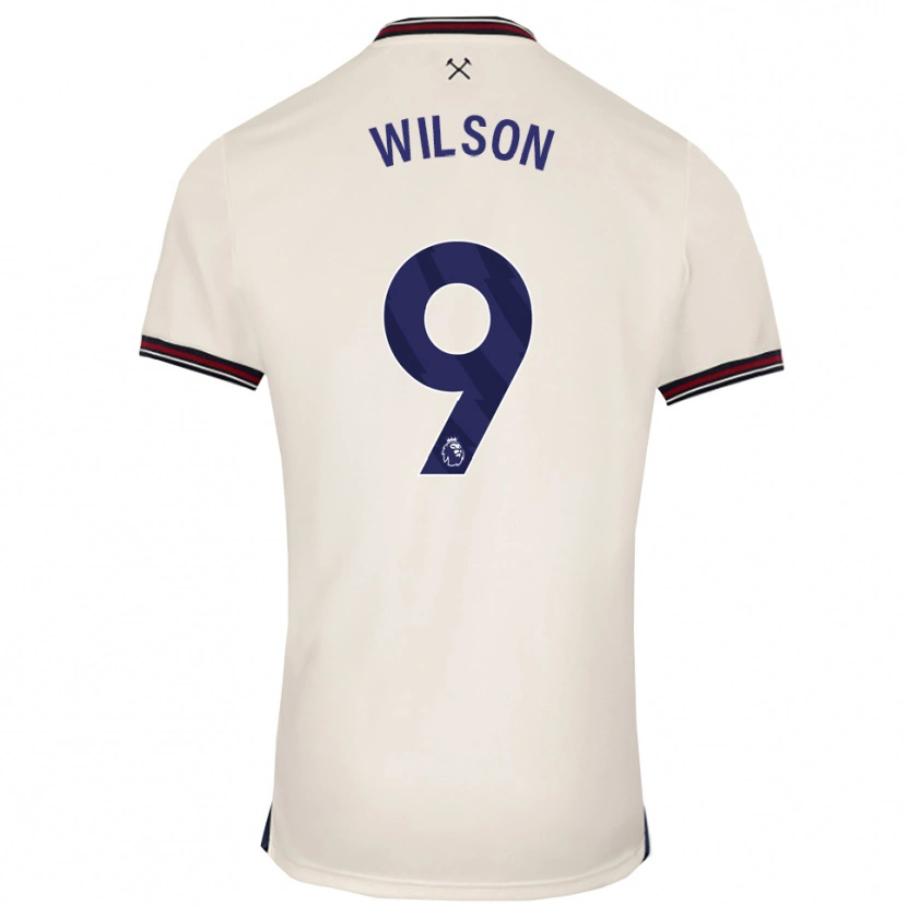 Danxen Damen Callum Wilson #9 Creme Weiß Auswärtstrikot Trikot 2025/26 T-Shirt Österreich