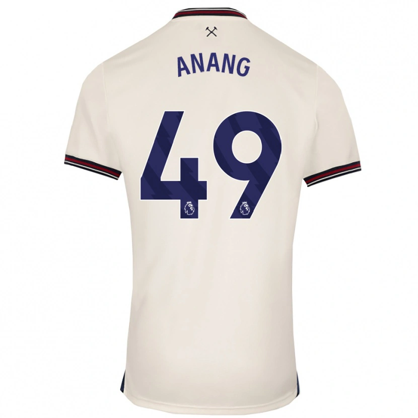 Danxen Damen Joseph Anang #49 Creme Weiß Auswärtstrikot Trikot 2025/26 T-Shirt Österreich