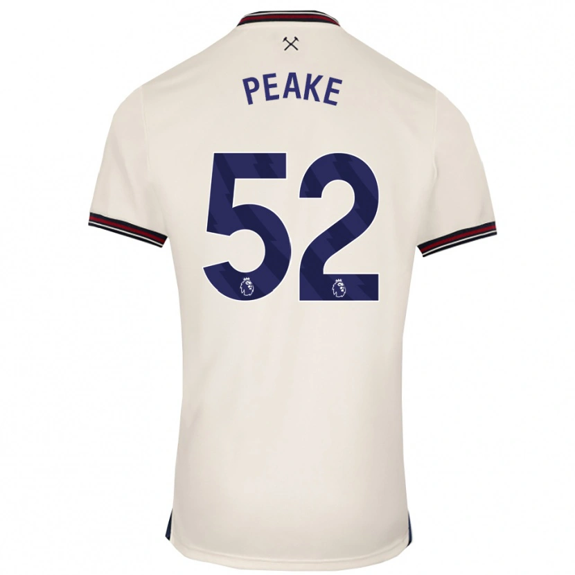 Danxen Damen Lennon Peake #52 Creme Weiß Auswärtstrikot Trikot 2025/26 T-Shirt Österreich