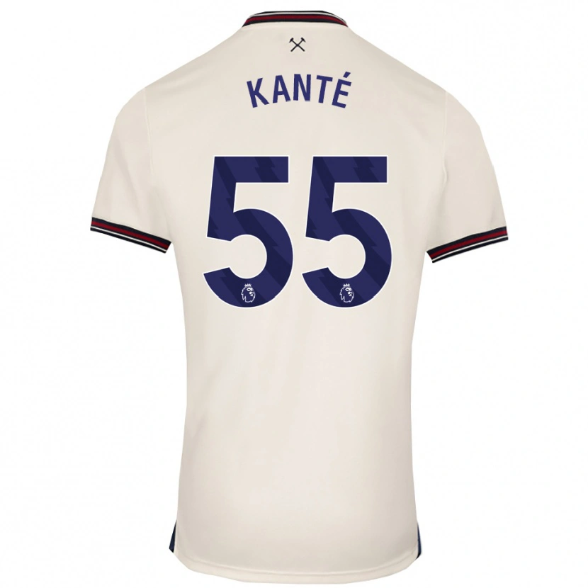 Danxen Damen Mohamadou Kanté #55 Creme Weiß Auswärtstrikot Trikot 2025/26 T-Shirt Österreich