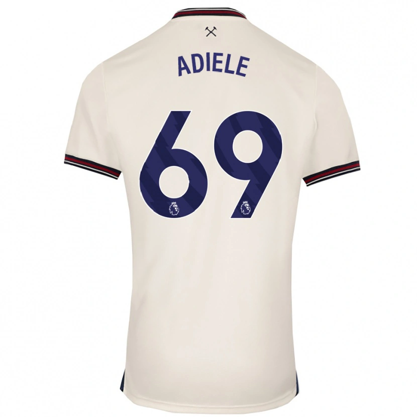 Danxen Damen Emeka Adiele #69 Creme Weiß Auswärtstrikot Trikot 2025/26 T-Shirt Österreich