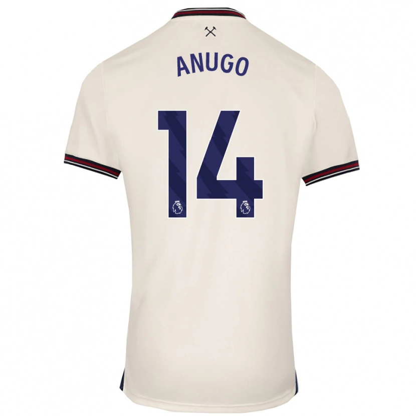Danxen Damen David Anugo #14 Creme Weiß Auswärtstrikot Trikot 2025/26 T-Shirt Österreich