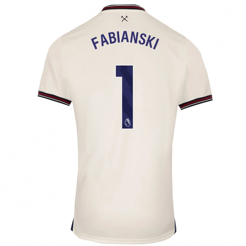 Danxen Damen Lukasz Fabianski #1 Creme Weiß Auswärtstrikot Trikot 2025/26 T-Shirt Österreich