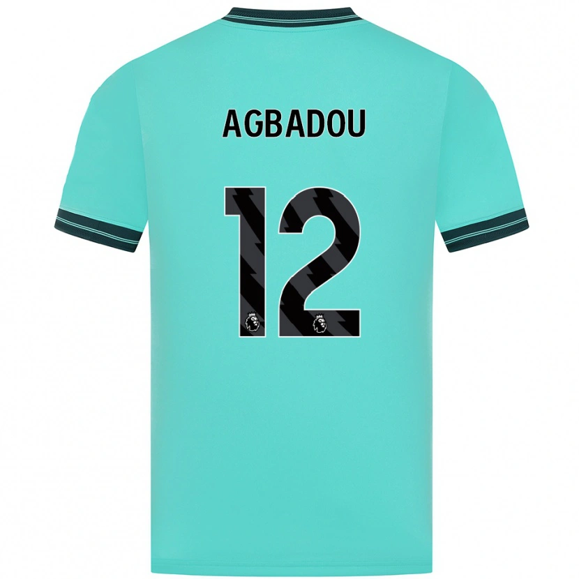 Danxen Damen Emmanuel Agbadou #12 Himmelblau Grün Auswärtstrikot Trikot 2025/26 T-Shirt Österreich