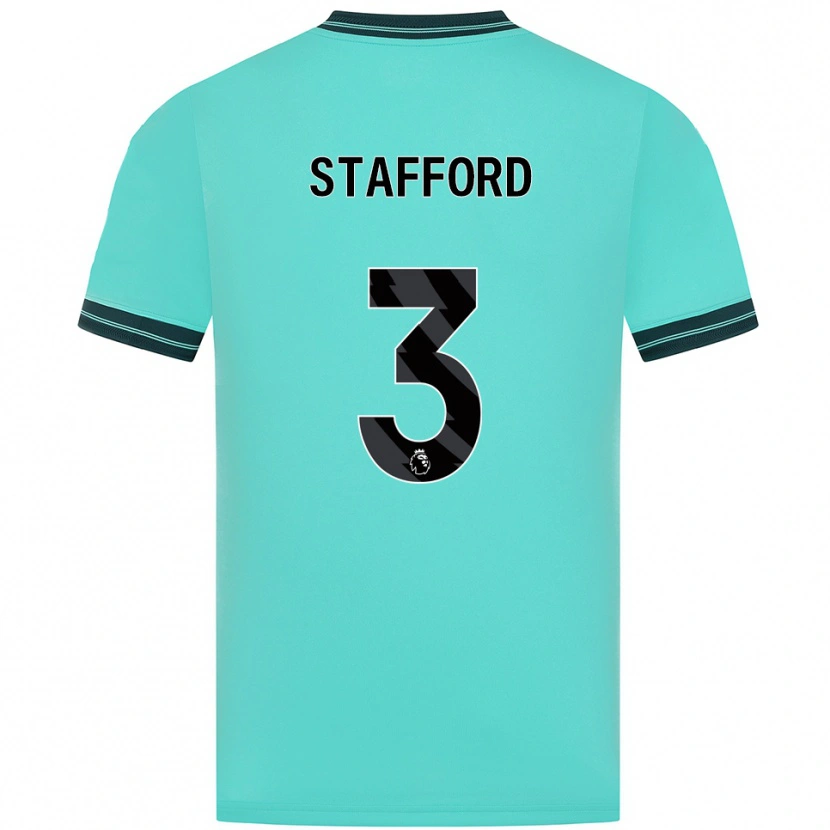 Danxen Damen Ollie Stafford #3 Himmelblau Grün Auswärtstrikot Trikot 2025/26 T-Shirt Österreich