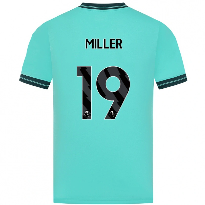 Danxen Damen Ali Miller #19 Himmelblau Grün Auswärtstrikot Trikot 2025/26 T-Shirt Österreich