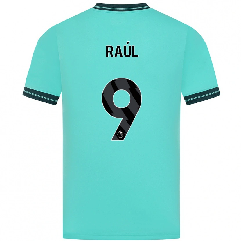 Danxen Damen Raul Jimenez #9 Himmelblau Grün Auswärtstrikot Trikot 2025/26 T-Shirt Österreich