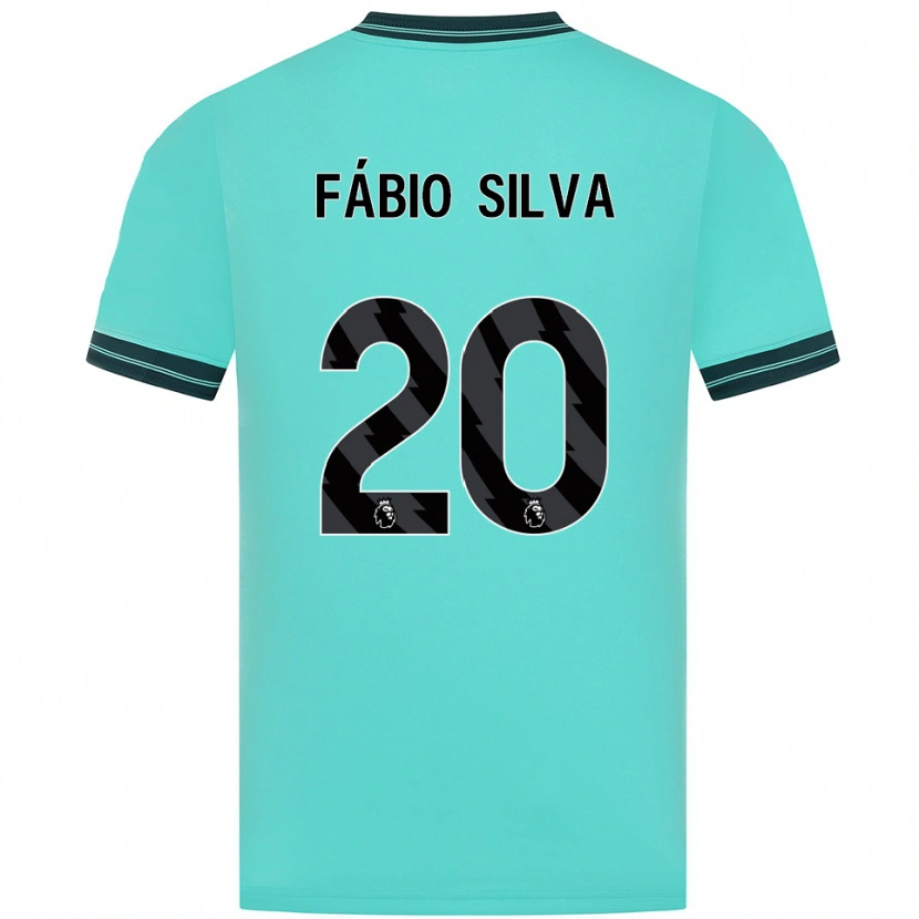 Danxen Damen Fábio Silva #20 Himmelblau Grün Auswärtstrikot Trikot 2025/26 T-Shirt Österreich