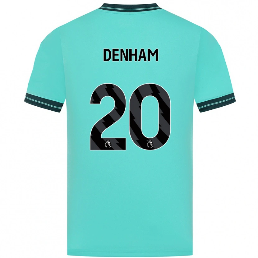 Danxen Damen Ania Denham #20 Himmelblau Grün Auswärtstrikot Trikot 2025/26 T-Shirt Österreich