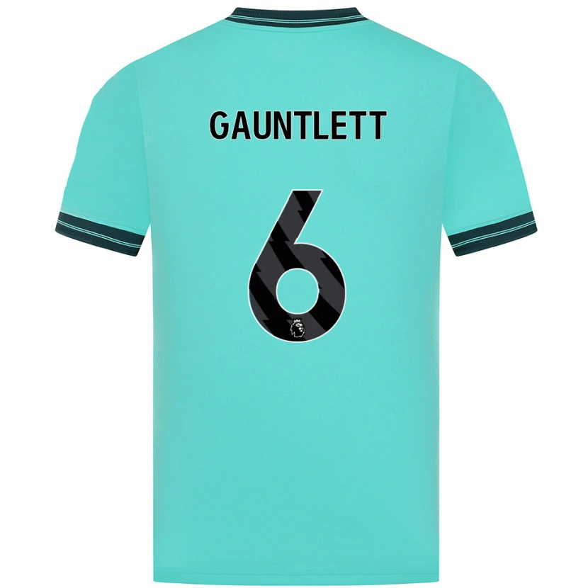 Danxen Damen Maz Gauntlett #6 Himmelblau Grün Auswärtstrikot Trikot 2025/26 T-Shirt Österreich