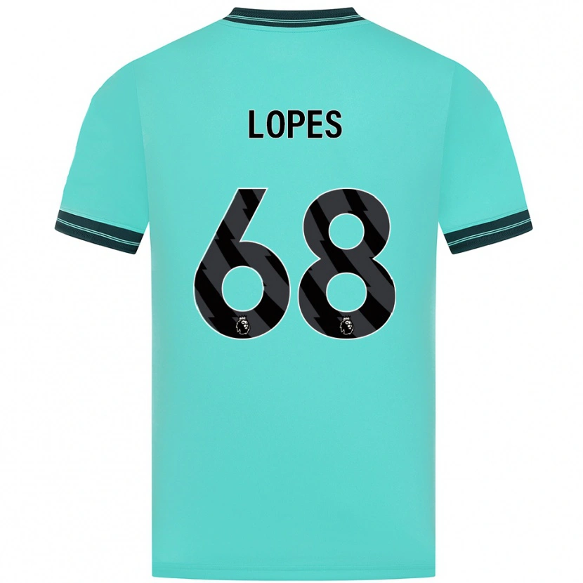 Danxen Damen Leo Lopes #68 Himmelblau Grün Auswärtstrikot Trikot 2025/26 T-Shirt Österreich