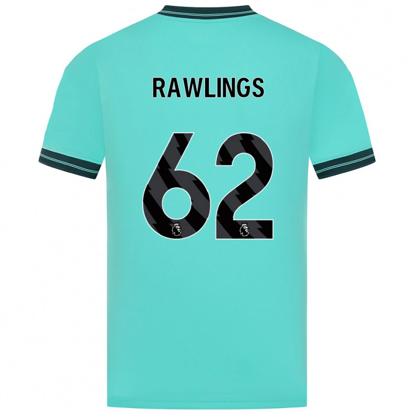 Danxen Damen Luke Rawlings #62 Himmelblau Grün Auswärtstrikot Trikot 2025/26 T-Shirt Österreich