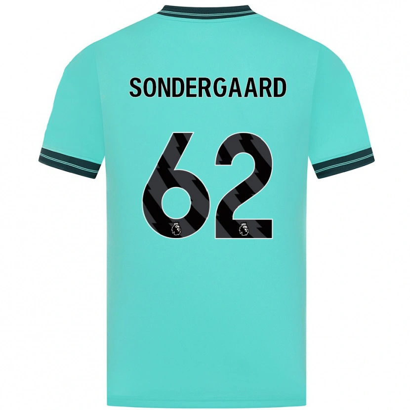Danxen Damen Andreas Sondergaard #62 Himmelblau Grün Auswärtstrikot Trikot 2025/26 T-Shirt Österreich
