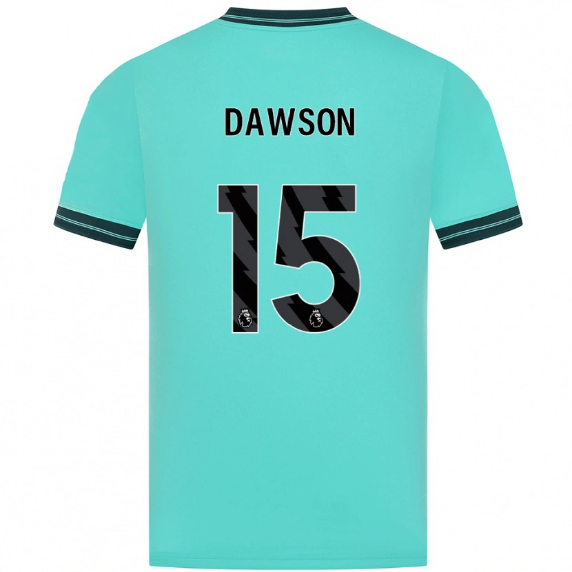 Danxen Damen Craig Dawson #15 Himmelblau Grün Auswärtstrikot Trikot 2025/26 T-Shirt Österreich