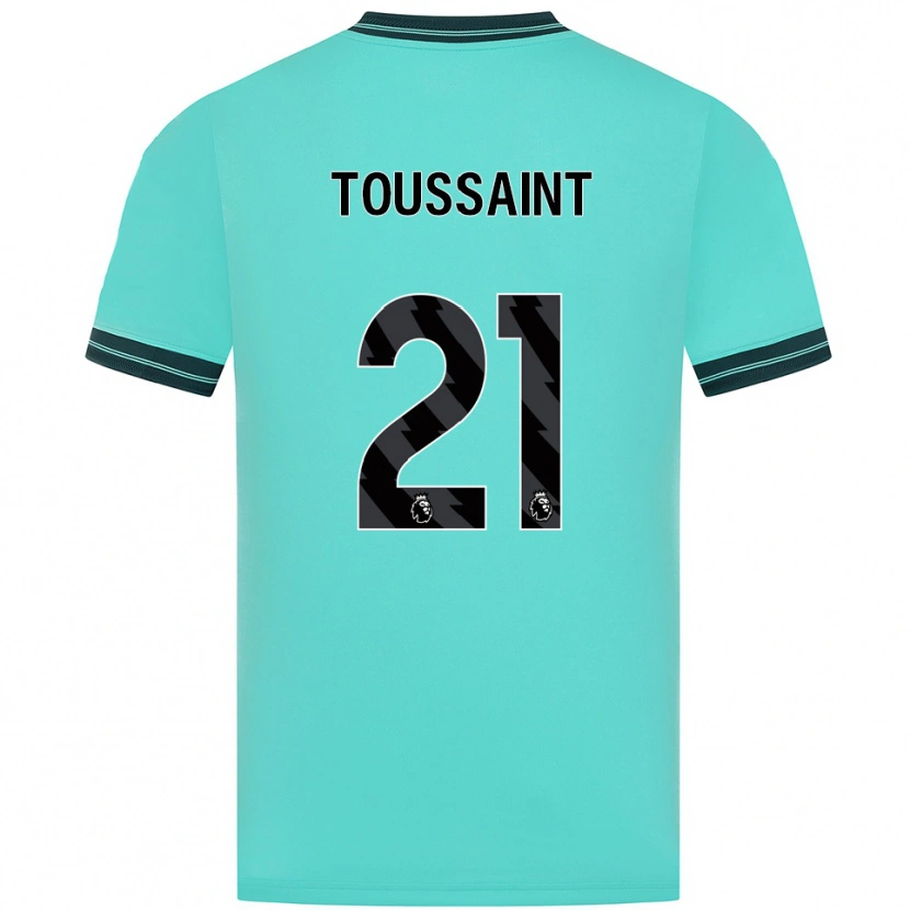 Danxen Damen Destiney Toussaint #21 Himmelblau Grün Auswärtstrikot Trikot 2025/26 T-Shirt Österreich
