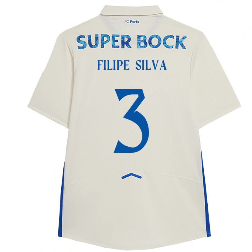 Danxen Damen Filipe Silva #3 Weiß Blau Ausweichtrikot Trikot 2025/26 T-Shirt Österreich