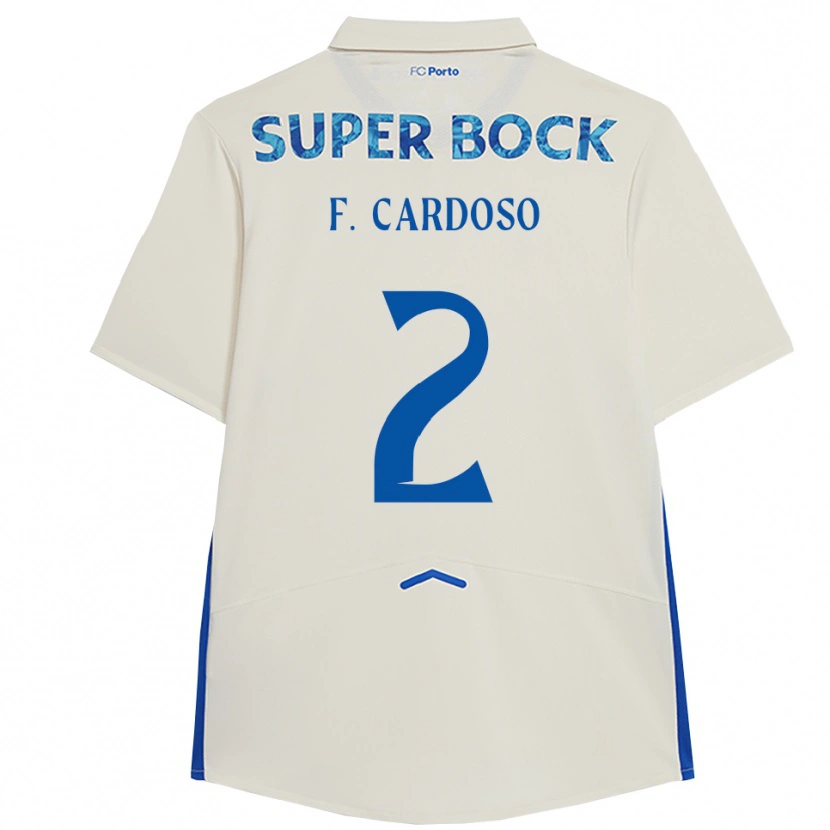 Danxen Damen Fábio Cardoso #2 Weiß Blau Ausweichtrikot Trikot 2025/26 T-Shirt Österreich