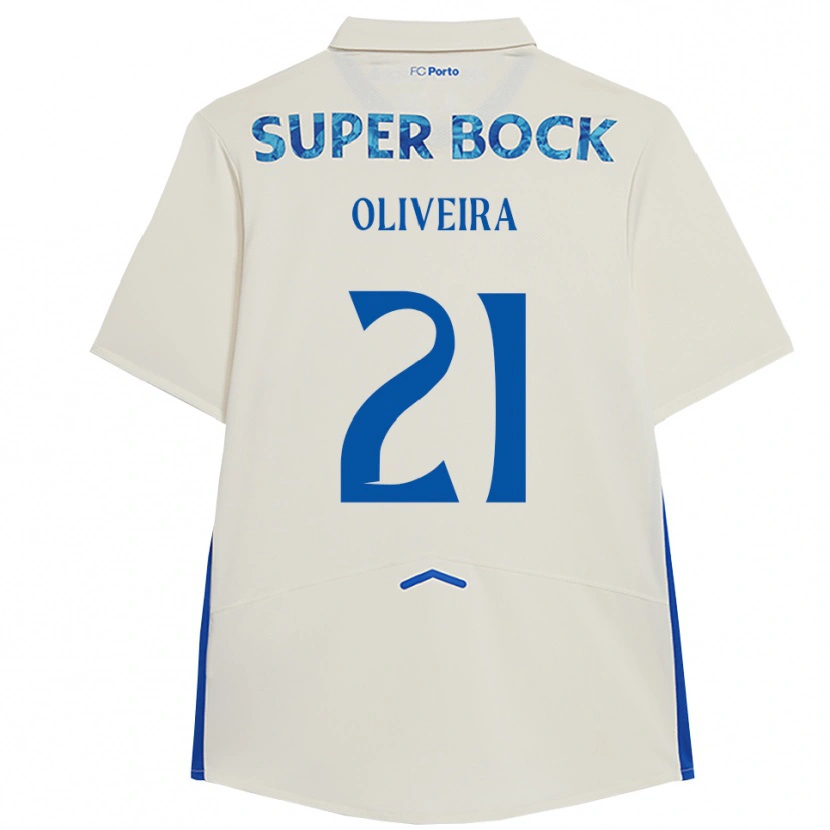 Danxen Damen Gonçalo Oliveira #21 Weiß Blau Ausweichtrikot Trikot 2025/26 T-Shirt Österreich