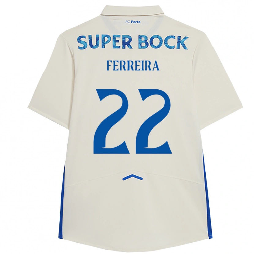 Danxen Damen Joana Ferreira #22 Weiß Blau Ausweichtrikot Trikot 2025/26 T-Shirt Österreich