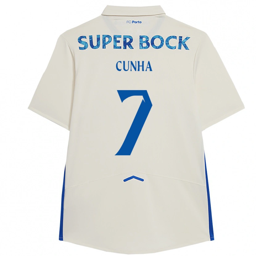 Danxen Damen Duarte Cunha #7 Weiß Blau Ausweichtrikot Trikot 2025/26 T-Shirt Österreich