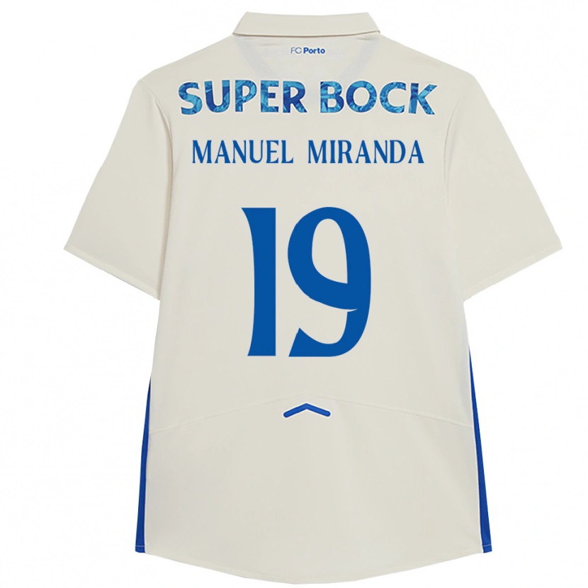 Danxen Damen Manuel Miranda #19 Weiß Blau Ausweichtrikot Trikot 2025/26 T-Shirt Österreich