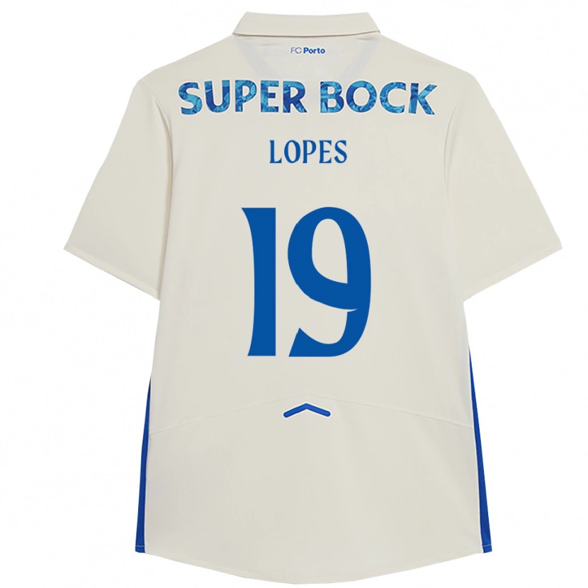 Danxen Damen João Lopes #19 Weiß Blau Ausweichtrikot Trikot 2025/26 T-Shirt Österreich