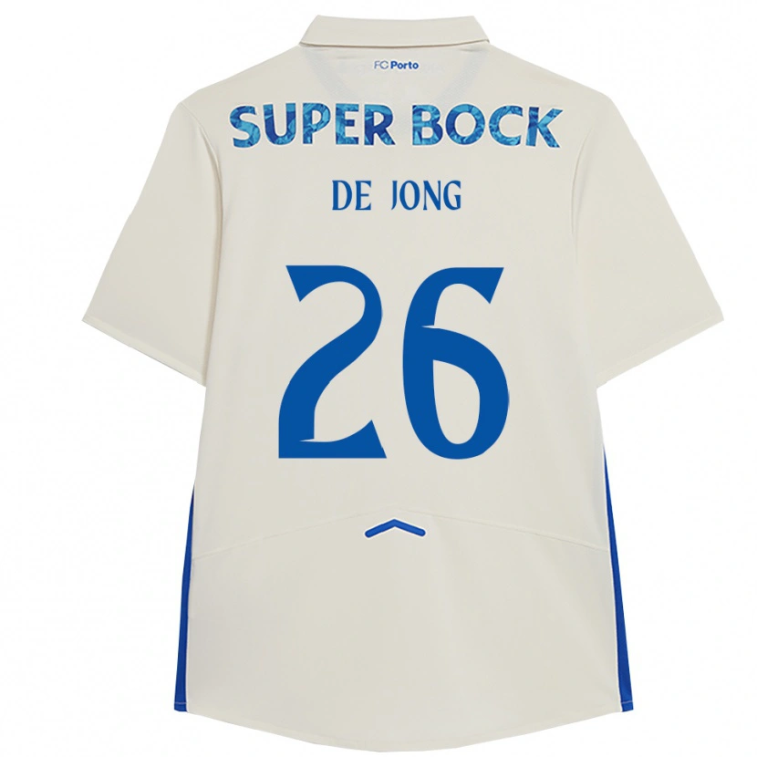 Danxen Damen Luuk De Jong #26 Weiß Blau Ausweichtrikot Trikot 2025/26 T-Shirt Österreich
