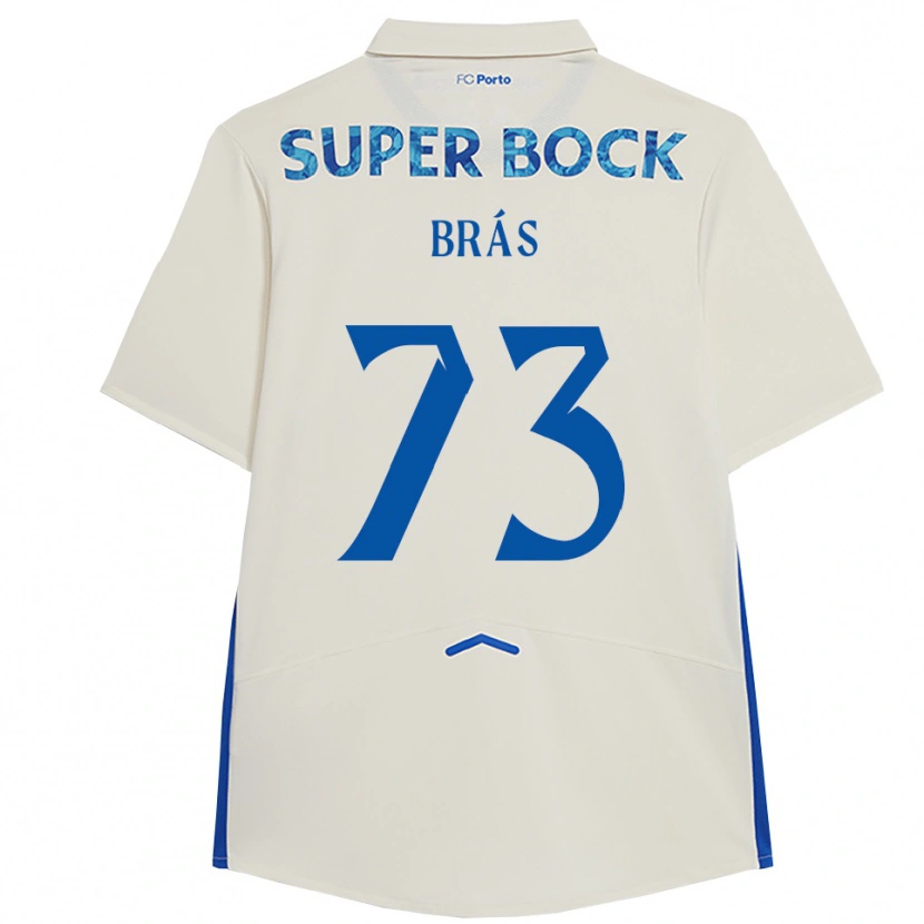 Danxen Damen Gabriel Brás #73 Weiß Blau Ausweichtrikot Trikot 2025/26 T-Shirt Österreich