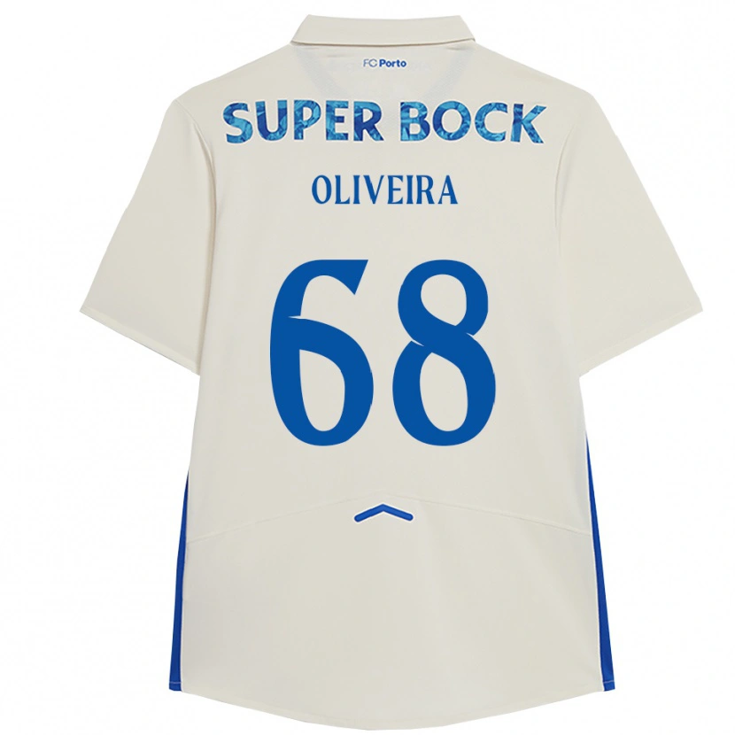 Danxen Damen André Oliveira #68 Weiß Blau Ausweichtrikot Trikot 2025/26 T-Shirt Österreich