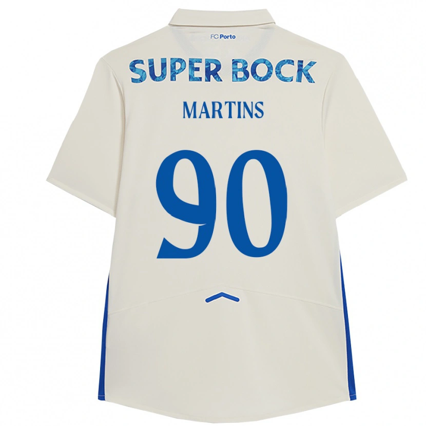 Danxen Damen Gil Martins #90 Weiß Blau Ausweichtrikot Trikot 2025/26 T-Shirt Österreich