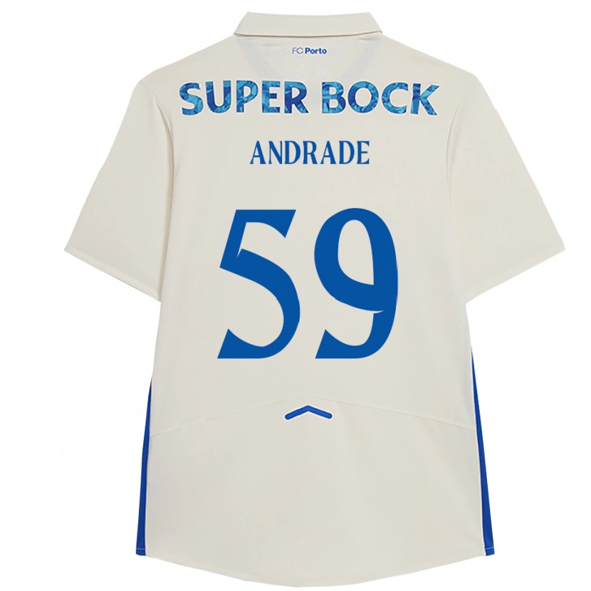 Danxen Damen Tiago Andrade #59 Weiß Blau Ausweichtrikot Trikot 2025/26 T-Shirt Österreich
