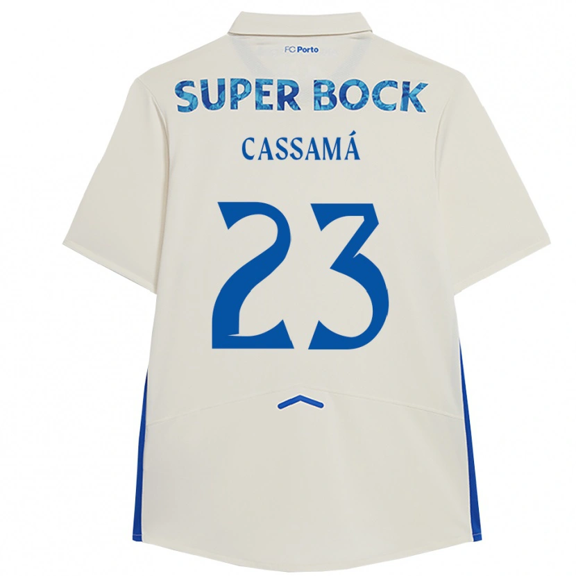 Danxen Damen Abdu Cassamá #23 Weiß Blau Ausweichtrikot Trikot 2025/26 T-Shirt Österreich