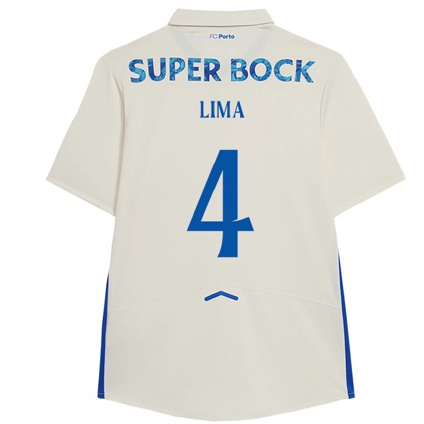 Danxen Damen Karoline Lima #4 Weiß Blau Ausweichtrikot Trikot 2025/26 T-Shirt Österreich