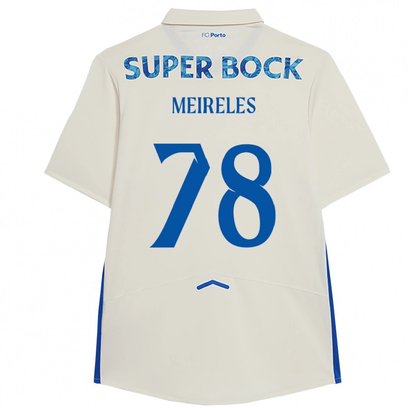 Danxen Damen Jorge Meireles #78 Weiß Blau Ausweichtrikot Trikot 2025/26 T-Shirt Österreich