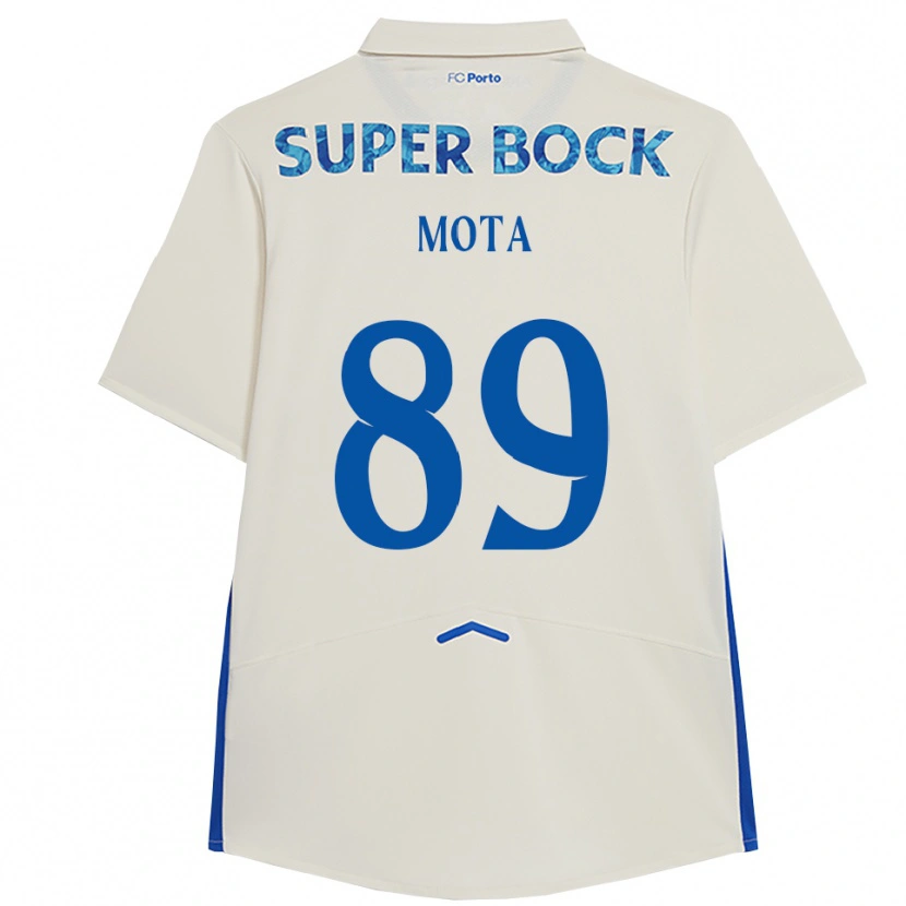Danxen Damen Luís Mota #89 Weiß Blau Ausweichtrikot Trikot 2025/26 T-Shirt Österreich