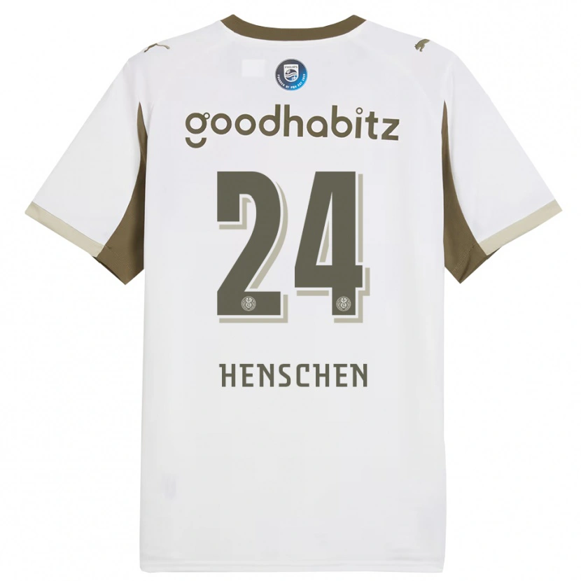 Danxen Damen Emmeke Henschen #24 Weiß Grau Ausweichtrikot Trikot 2025/26 T-Shirt Österreich