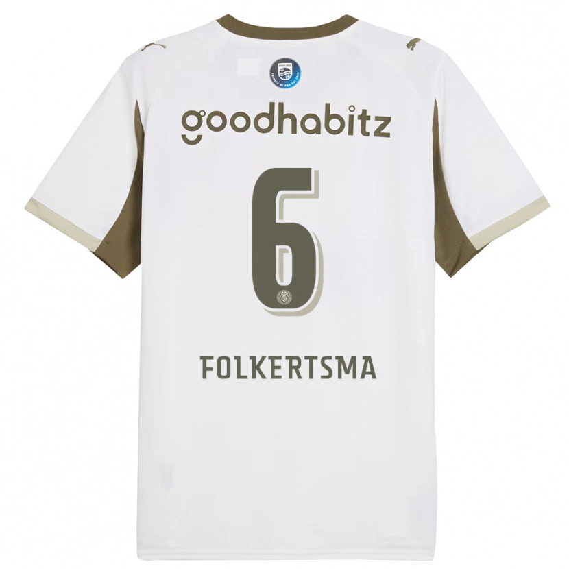 Danxen Damen Sisca Folkertsma #6 Weiß Grau Ausweichtrikot Trikot 2025/26 T-Shirt Österreich