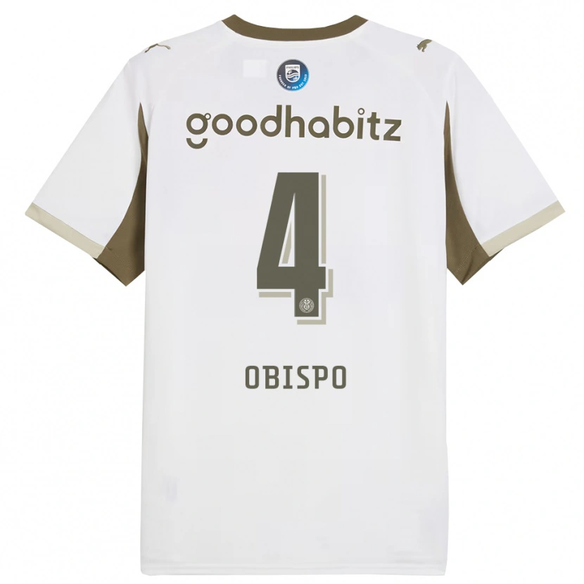 Danxen Damen Armando Obispo #4 Weiß Grau Ausweichtrikot Trikot 2025/26 T-Shirt Österreich