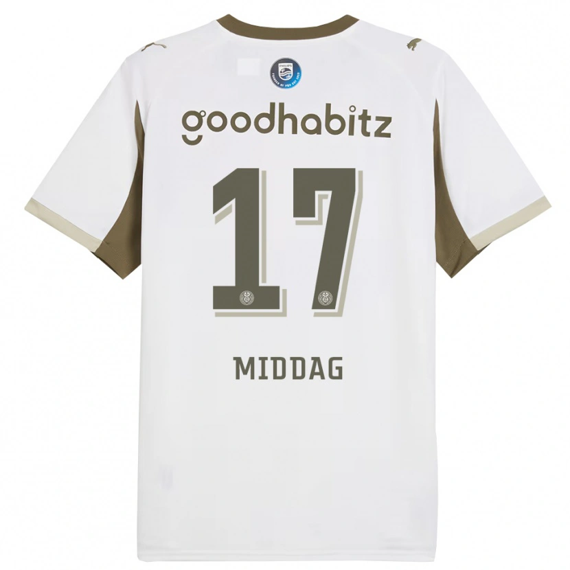 Danxen Damen Isai Middag #17 Weiß Grau Ausweichtrikot Trikot 2025/26 T-Shirt Österreich