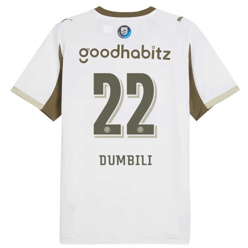 Danxen Damen Samuel Dumbili #22 Weiß Grau Ausweichtrikot Trikot 2025/26 T-Shirt Österreich