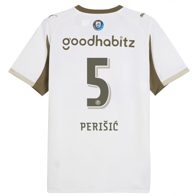 Danxen Damen Ivan Perišić #5 Weiß Grau Ausweichtrikot Trikot 2025/26 T-Shirt Österreich