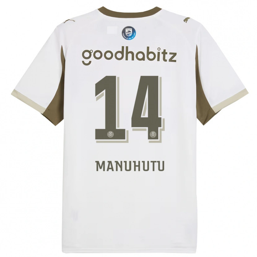 Danxen Damen Rivas Manuhutu #14 Weiß Grau Ausweichtrikot Trikot 2025/26 T-Shirt Österreich