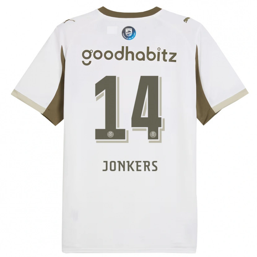 Danxen Damen Brent Jonkers #14 Weiß Grau Ausweichtrikot Trikot 2025/26 T-Shirt Österreich