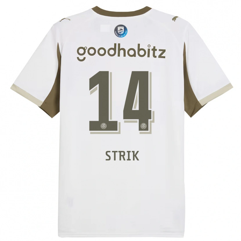 Danxen Damen Laura Strik #14 Weiß Grau Ausweichtrikot Trikot 2025/26 T-Shirt Österreich