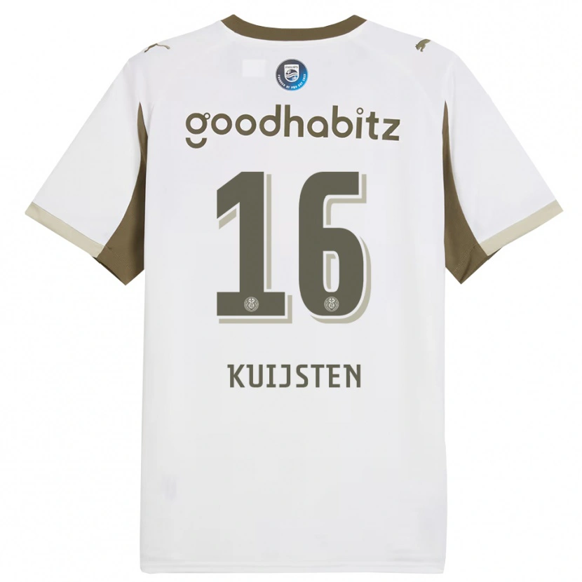 Danxen Damen Stijn Kuijsten #16 Weiß Grau Ausweichtrikot Trikot 2025/26 T-Shirt Österreich