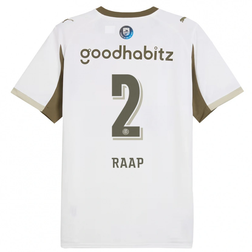 Danxen Damen Yiandro Raap #2 Weiß Grau Ausweichtrikot Trikot 2025/26 T-Shirt Österreich