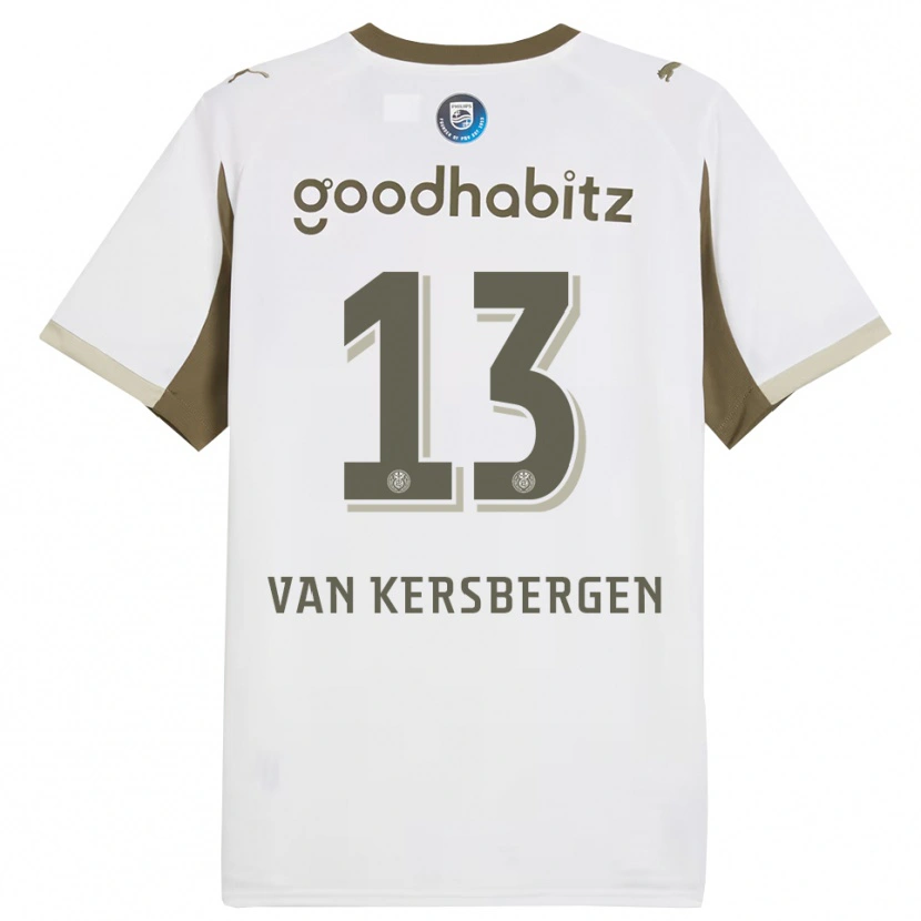 Danxen Damen Sander Van Kersbergen #13 Weiß Grau Ausweichtrikot Trikot 2025/26 T-Shirt Österreich