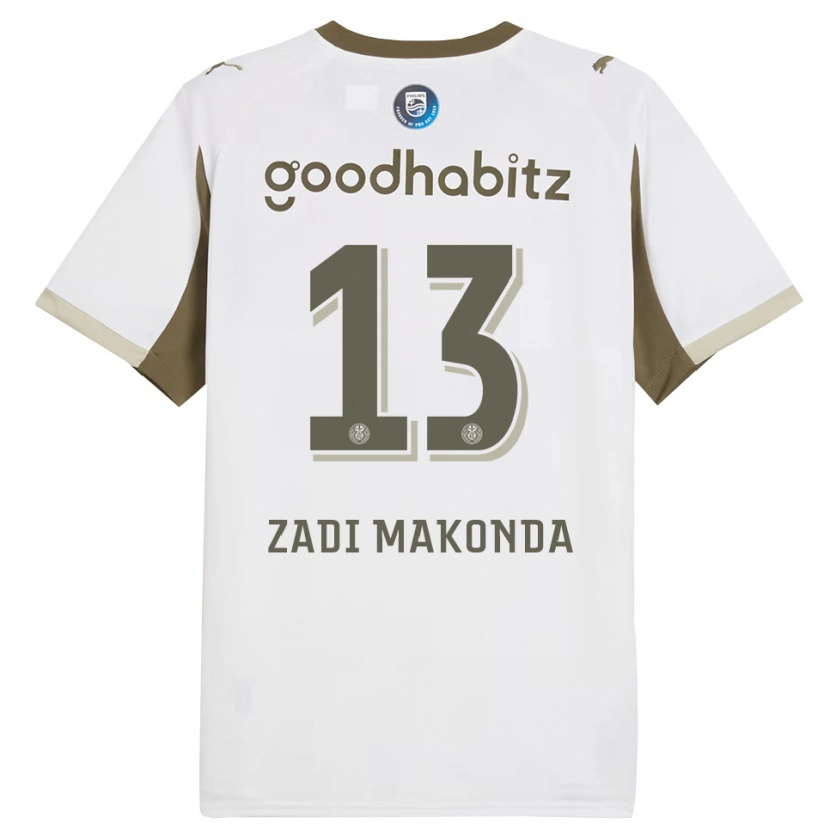 Danxen Damen David Zadi Makonda #13 Weiß Grau Ausweichtrikot Trikot 2025/26 T-Shirt Österreich