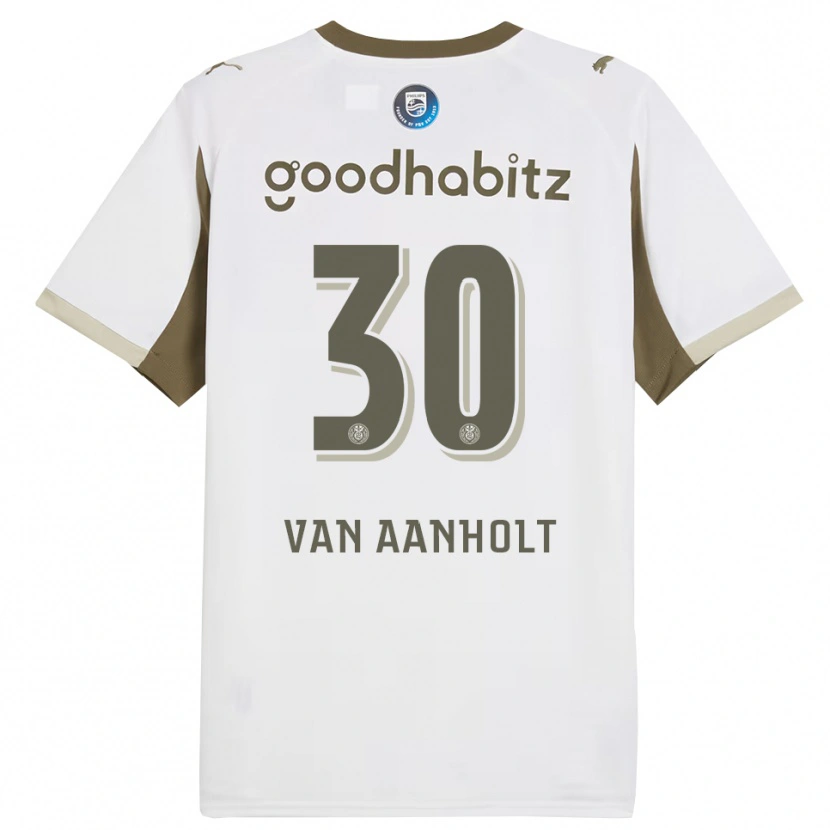 Danxen Damen Patrick Van Aanholt #30 Weiß Grau Ausweichtrikot Trikot 2025/26 T-Shirt Österreich